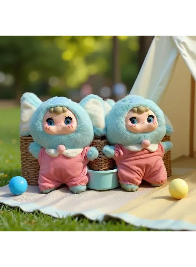 Cute Courageous Little Elephant Plush Toy Soft Stuffed Animal Doll Huggable Gift - Image 1